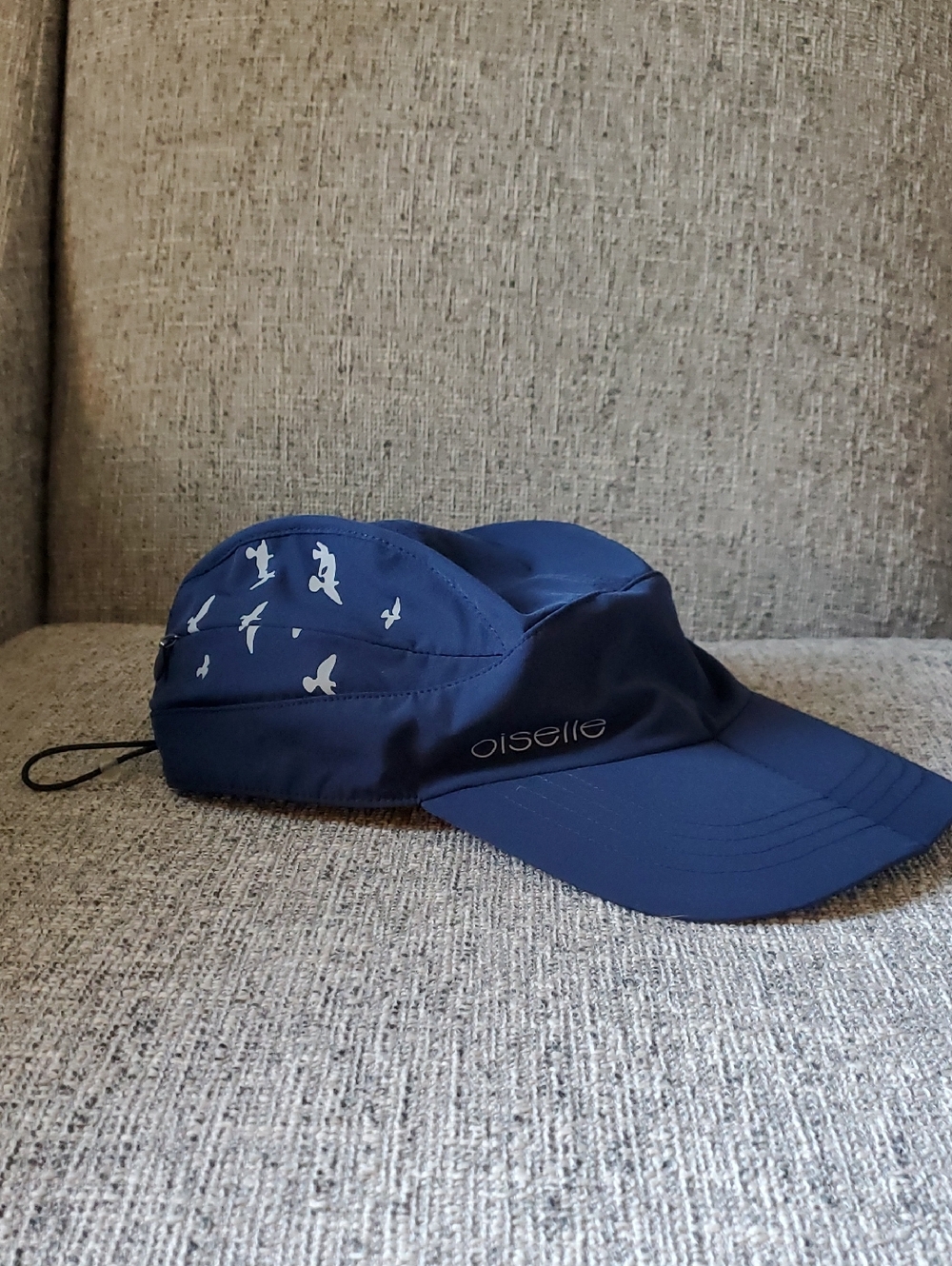 Oiselle Foldable Roga Hat, Navy (OS)